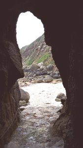 Cave on Poldark beach