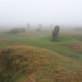 Stone circle on Bodmin Moor