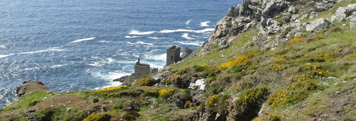 The Crown tin mines at Botallack, Cornwall