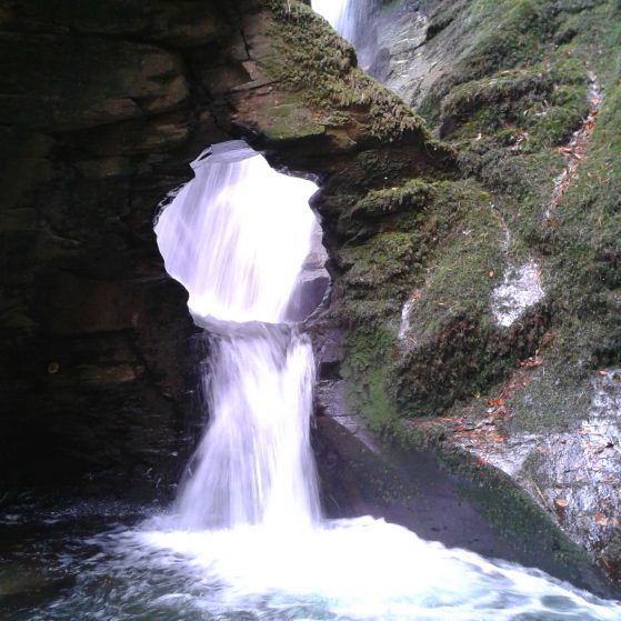 Waterfall on Tintagel tour and King Arthur tour