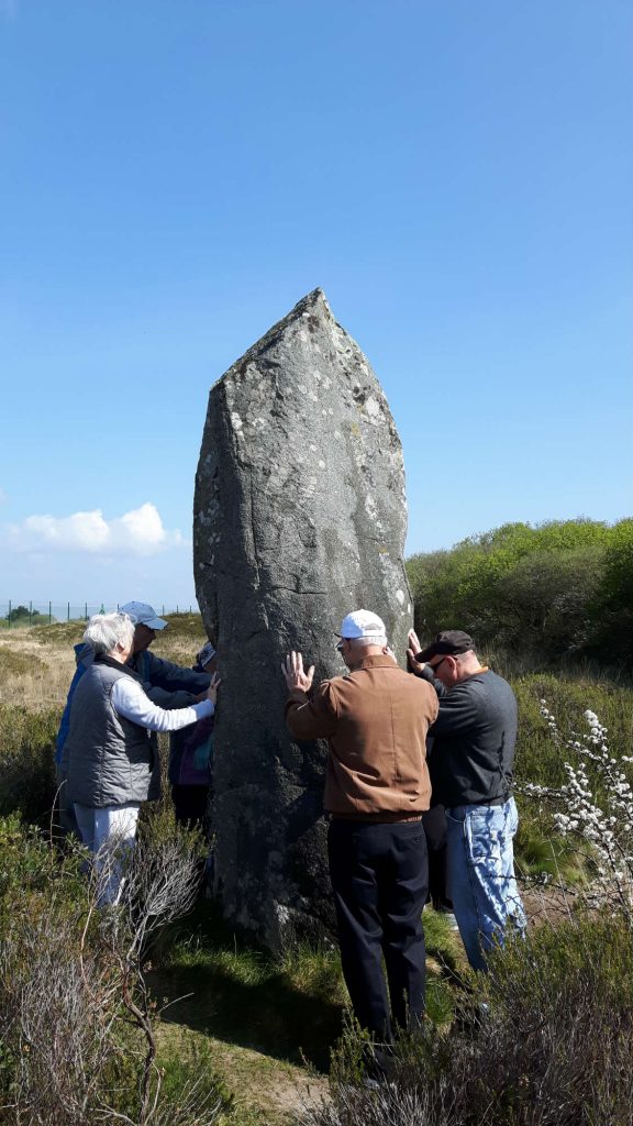 Menhir standing stone on The Lizard