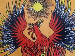Phoenix logo for pagan fest