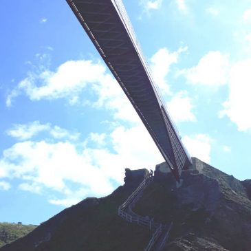 Visiting Tintagel Castle’s New Bridge