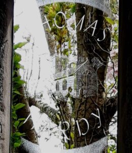 The Thomas Hardy memorial window at St Juliot's church just outside of Boscastle.